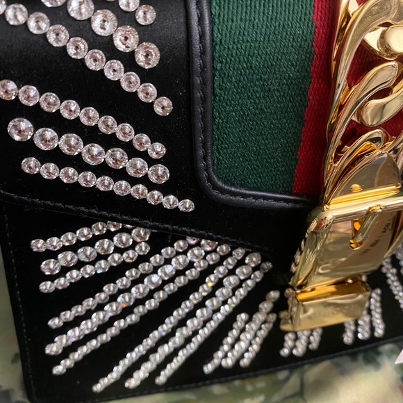 RARE Gucci mini Sylvie top handle purse - Picture 10 of 13